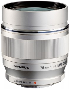  Olympus ET-M7518 75mm 1:1.8 Silver (V311040SE000)