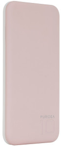   Puridea S2 10000mAh Li-Pol Rubber Pink & White