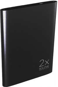   Solove A8 Portable Metallic Power Bank 20000mAh Black