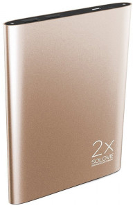    Solove A8 Portable Metallic Power Bank 20000mAh Gold (0)