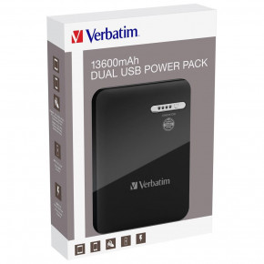     Verbatim Portable Power Pack Dual USB 13600mAh (49956)  (0)
