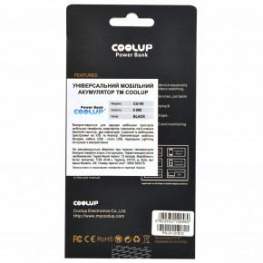   CoolUp CU-V8 6000mAh Black (BAT-CU-V8-BL) 6
