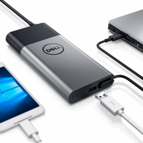 i i  Dell Hybrid Adapter + Power Bank USB-C 12800mAh 3