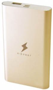   E-Power Power Bank PB-315-GLD 8000 mAh Gold