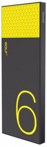   Golf Power Bank 6000 mAh Hive6 2.1A Li-pol Black/Yellow 3