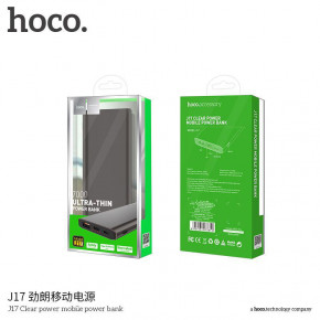   Power bank HOCO 7000mAh J17 Clear power mobile metal  4
