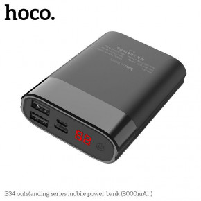   Power bank HOCO 8000mAh B34 outstanding series mobile  3
