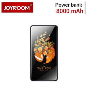   Power Bank 8000 mAh Joyroom PT-D02 Power Bank with painting on glass Night Fox