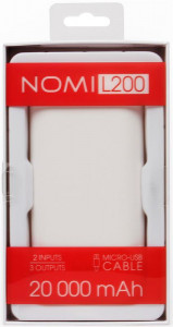     Nomi L200 20000mAh White (430682) (5)
