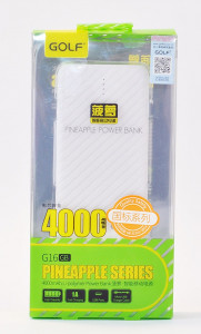   Power Bank Golf G16 4000 mA/h White 3