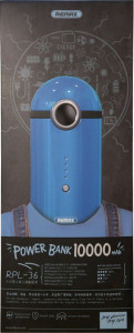    Remax Power Bank Cutie Series RPL-36 10000 mah Blue (1)
