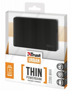   Trust Power Bank 2200T Ultra-thin Charger Black pattern (20912) 6