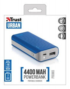    Trust Primo Power Bank 4400 Blue (21225) 5