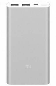    Xiaomi Mi 2 QC2.0 10000mAh Silver (PLM09ZM-SL)