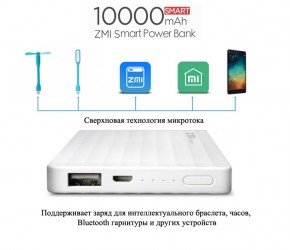   Xiaomi ZMI Power Bank 10000 mAh White 5