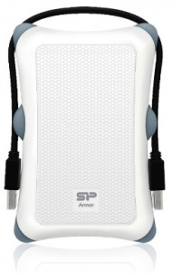    Silicon Power Armor A30 2.5 HDD/SSD USB 3.0 White (SP000HSPHDA30S3W)