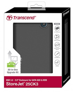   Transcend Case StoreJet 2.5 HDD/SSD (TS0GSJ25CK3) 4