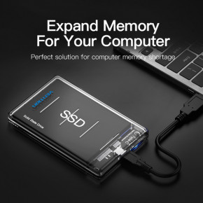   Vention USB3.1 Type-C HDD/SSD 2.5 SATA White (KDGW0) 3