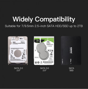   Vention USB3.1 Type-C HDD/SSD 2.5 SATA White (KDGW0) 16