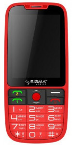   Sigma Mobile Comfort 50 Elegance Red
