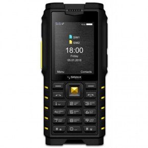   Sigma mobile X-treme DZ68 Dual Sim Black/Yellow (4827798466322)