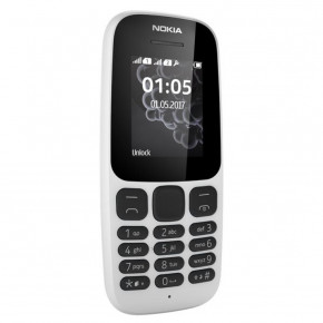   Nokia 105 Dual Sim New White (A00028316) 5