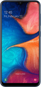   Samsung SM-A205F Galaxy A20 3/32 Duos ZBV Blue (SM-A205FZBVSEK) (0)