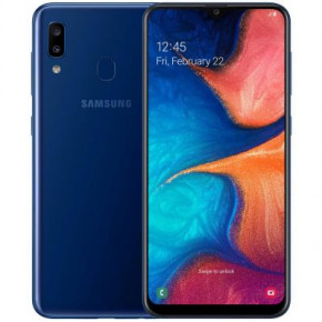  Samsung SM-A205F Galaxy A20 Blue (SM-A205FZBVSEK)