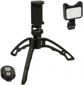   Apexel 3 in 1 LED and Remote Black (APL-TP3-1b)