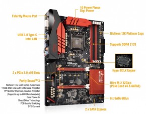   ASRock Fatal1ty H170 Performance/Hype (s1151, H170, 2PCIex16) 5