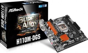   ASRock H110M-DGS (s1151, Intel H110, PCI-Ex16) 6