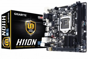    Gigabyte GA-H110N (s1151, Intel H110, PCI-Ex16) (4)