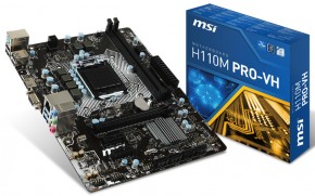   MSI H110M PRO-D s1151 H110 2 DDR4 DVI mATX 5
