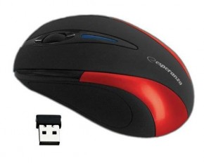    Esperanza Mouse EM101R Black-Red (1)