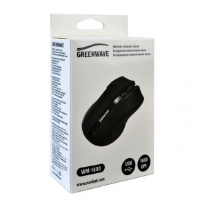   Greenwave WM-1600 (R0015185) Black USB 4