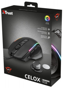  Trust GXT 165 Celox RGB gaming mouse (23092) 9