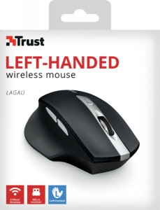  Trust Lagau Left-handed Wireless Mouse Black/Grey (23122) 9