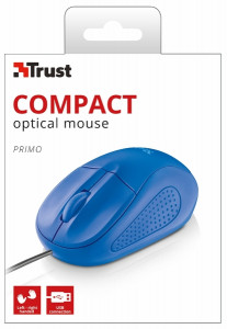   Trust Primo Optical Compact Mouse Blue 5