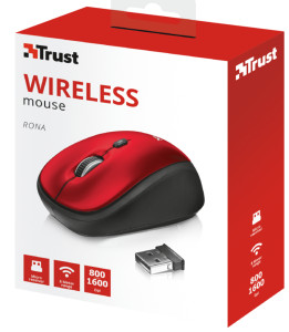  Trust Rona Wireless Mouse Red (22928) 4