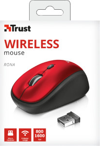  Trust Rona Wireless Mouse Red (22928) 5