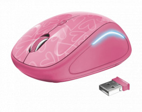   Trust Yvi FX wireless mouse Pink (22336) (1)