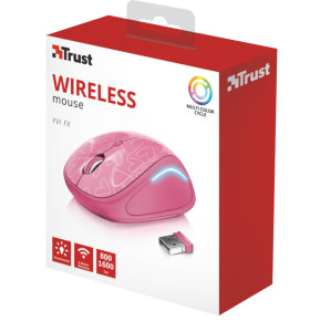   Trust Yvi FX wireless mouse Pink (22336) (4)