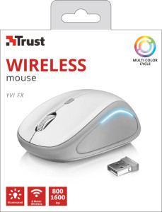 Trust Yvi FX wireless mouse White (22335) 7