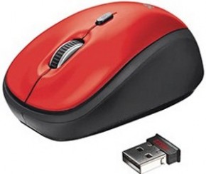  Trust Yvi Wireless Mini Mouse Red (19522) 3