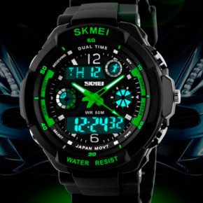   Skmei S-Shock Green 0931 5