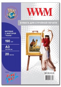  WWM Fine Art  190g / m2, , A3, 20 (MC190.A3.20)