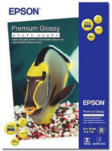   Epson 130mm x180mm Premium Glossy Photo Paper, 50. (C13S041875) (0)