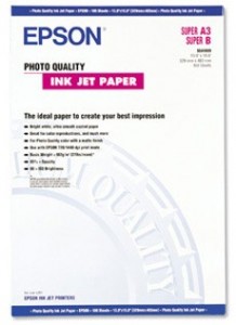  Epson A3+ Photo Quality InkJet Paper, 100 (C13S041069)