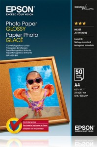  Epson A4 Glossy Photo Paper 50 .