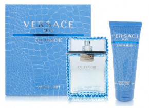 Набор Versace Man Eau Fraiche для мужчин (оригинал) - set (edt 100 ml +100 s/g ) 